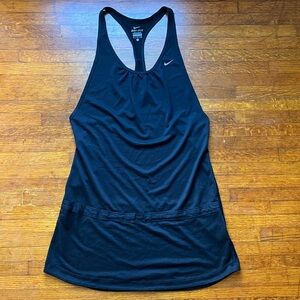 Nike Dri-Fit Black Tunic Tank S